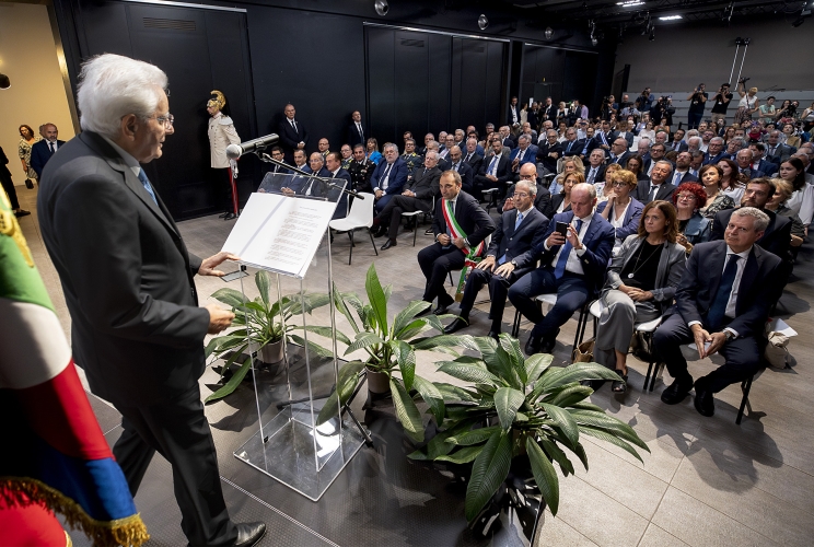  Il Presidente della Repubblica Sergio Mattarella al Polo del 900 per l'incontro sul tema "memoria, futuro e partecipazione"