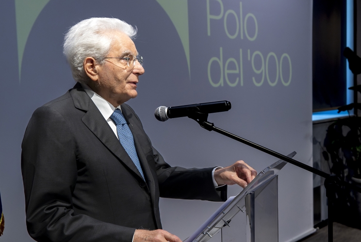 Il Presidente della Repubblica Sergio Mattarella al Polo del 900 per l'incontro sul tema "memoria, futuro e partecipazione"