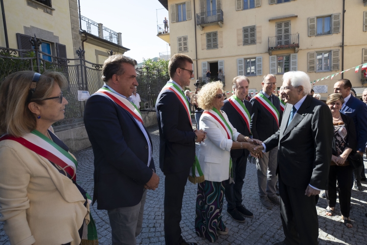 Il Presidente Sergio Mattarella a Torre Pellice