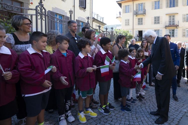 Il Presidente Sergio Mattarella a Torre Pellice