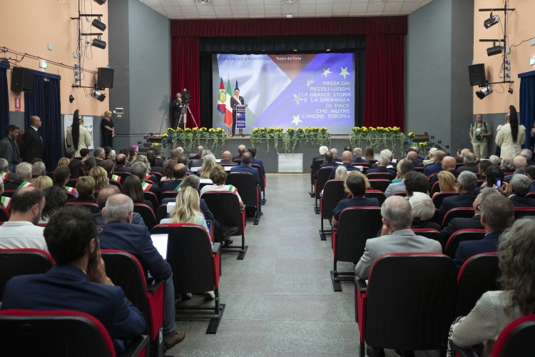 Il Presidente Sergio Mattarella in occasione del convegno dal titolo: “Il sogno europeista è nato qui. Una sfida da completare”
