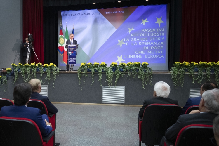 Il Presidente Sergio Mattarella in occasione del convegno dal titolo: “Il sogno europeista è nato qui. Una sfida da completare” 