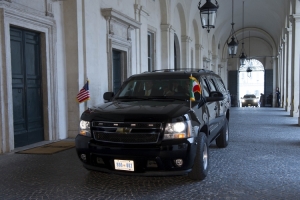 Arrivo al Quirinale del Presidente degli Stati Uniti d’America, Donald J. Trump