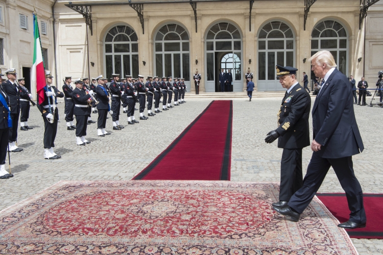 Il Presidente degli Stati Uniti d’America, Donald J. Trump al Quirinale 
