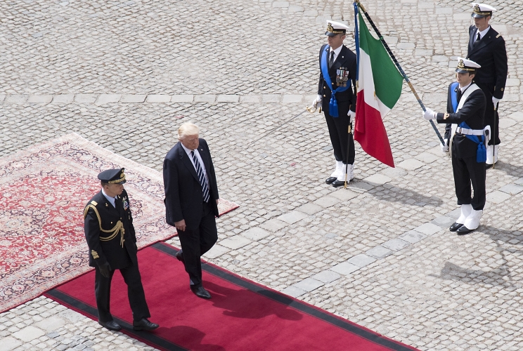 Il Presidente degli Stati Uniti d’America, Donald J. Trump al Quirinale