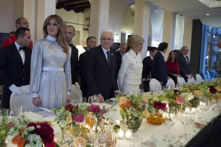 Il Presidente della Repubblica pronuncia il Brindisi 