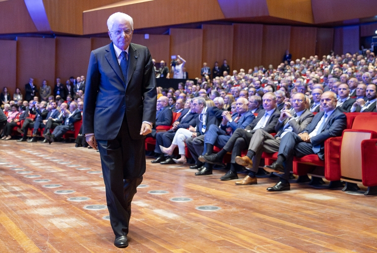 Il Presidente Sergio Mattarella all’Assemblea Generale di Confindustria