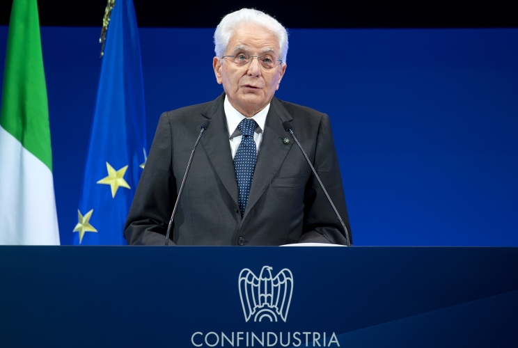 Il Presidente Sergio Mattarella all’Assemblea Generale di Confindustria