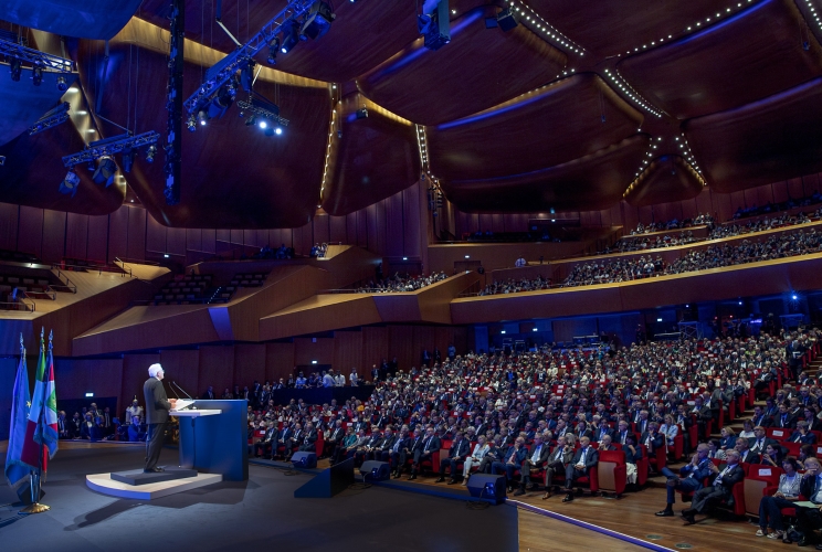 Il Presidente Sergio Mattarella all’Assemblea Generale di Confindustria