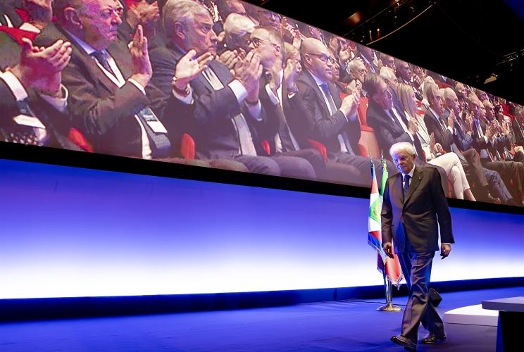 Il Presidente Sergio Mattarella all’Assemblea Generale di Confindustria