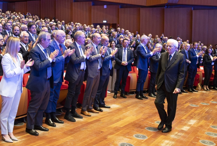 Il Presidente Sergio Mattarella all’Assemblea Generale di Confindustria