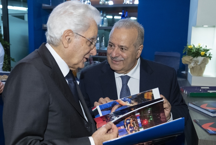 Il Presidente Mattarella alla finale dei campionati europei di pallavolo 