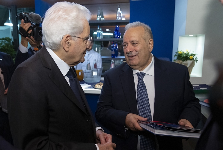 Il Presidente Mattarella alla finale dei campionati europei di pallavolo 