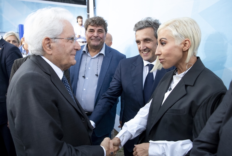 Forlì - Il Presidente della Repubblica Sergio Mattarella in occasione della cerimonia di inaugurazione dell'anno scolastico 2023/2024