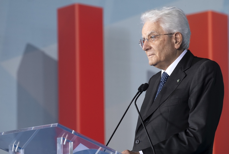 Forlì - Il Presidente della Repubblica Sergio Mattarella in occasione della cerimonia di inaugurazione dell'anno scolastico 2023/2024