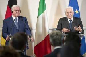 Conferenza stampa del Presidente Mattarella e del Presidente della Repubblica Federale di Germania