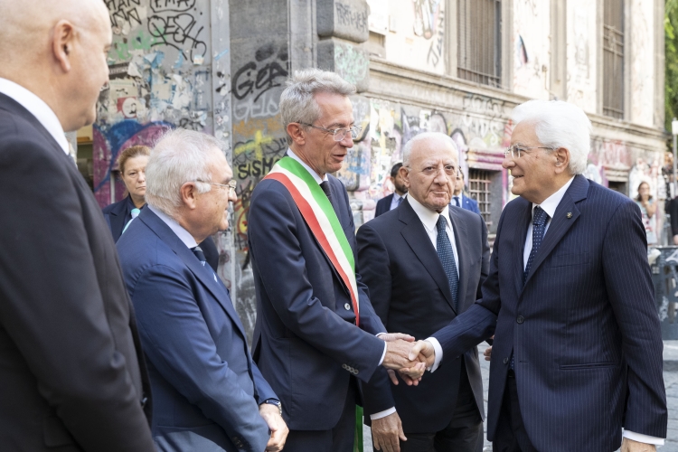 Il Presidente della Repubblica Sergio Mattarella ,alla Basilica di San Giovanni Maggiore,in occasione del convegno “Le quattro giornate di Napoli ottant’anni dopo”
(foto di Francesco Ammendola - Ufficio per la Stampa e la Comunicazione della Presidenza della Repubblica)