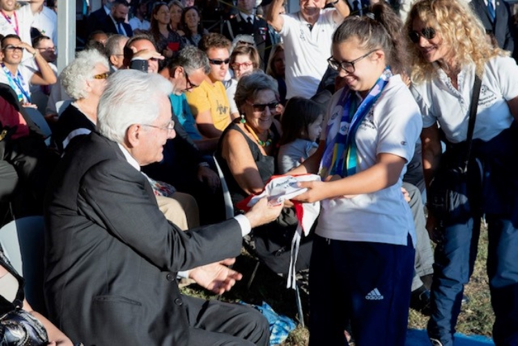 Il Presidente della Repubblica Sergio Mattarella in occasione dell’intervento alla cerimonia di chiusura delle iniziative di carattere sociale
