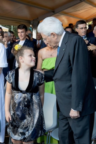 Il Presidente della Repubblica Sergio Mattarella in occasione dell’intervento alla cerimonia di chiusura delle iniziative di carattere sociale