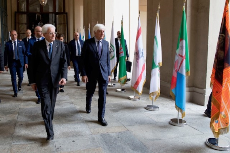 Il Presidente della Repubblica Sergio Mattarella in occasione della seconda edizione de “L’Italia delle Regioni – Festival delle Regioni e delle Province autonome” 