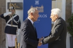 Arrivo del Presidente Mattarella al Vertice di Arraiolos