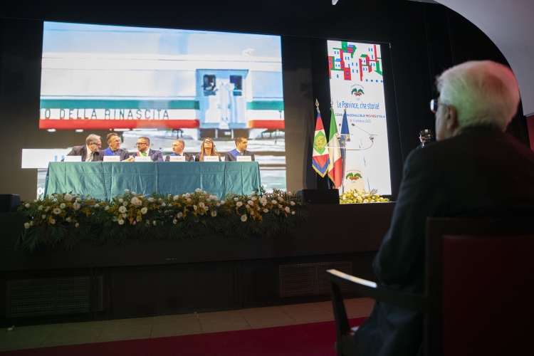 Il Presidente della Repubblica Sergio Mattarella in occasione della 36ª Assemblea annuale delle Province d’Italia
