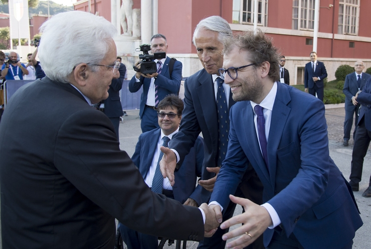 Mattarella al Foro Italico