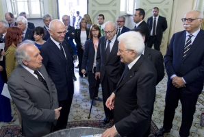 Il Presidente Sergio Mattarella visita il Collegio Ghislieri 