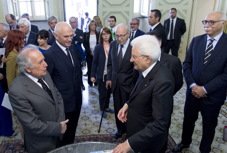 Il Presidente Sergio Mattarella visita il Collegio Ghislieri 