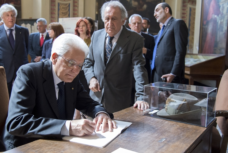 Il Presidente Sergio Mattarella visita il Collegio Ghislieri