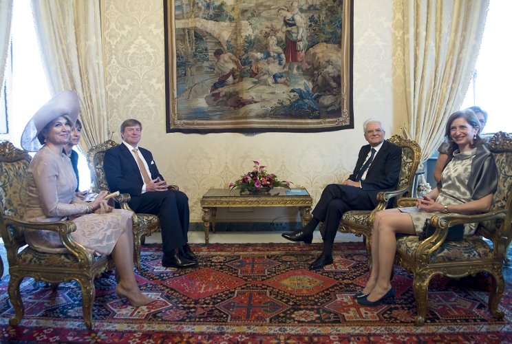 le Loro Maestà il Re Willem Alexander e la Regina Máxima dei Paesi Bassi in Visita di Stato in Italia
