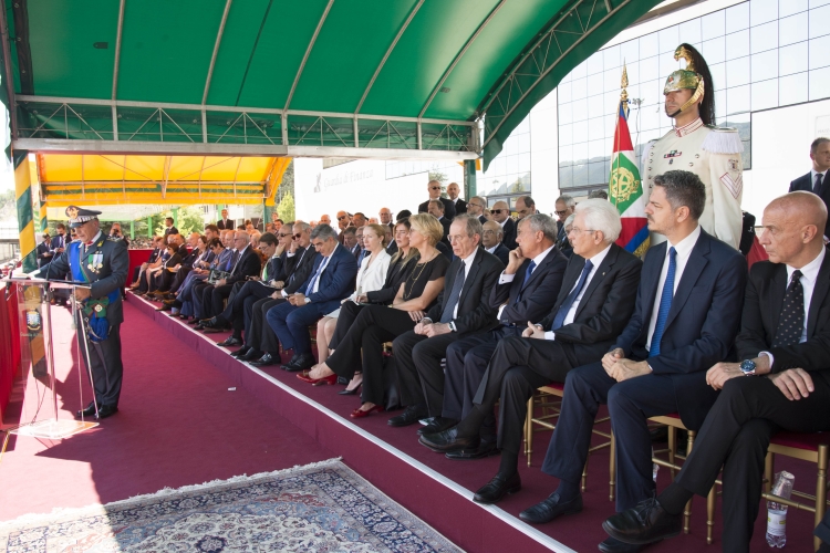  Mattarella alla cerimonia del 243° anniversario di fondazione della Guardia di Finanza