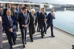 Mattarella all'inaugurazione del Palermo Marina Yachting