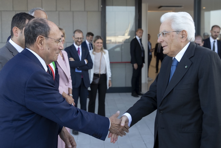 Il Presidente della Repubblica Sergio Mattarella con Renato Schifani, Presidente della Regione Sicilia, alla cerimonia d'inaugurazione del Palermo Marina
Yachting