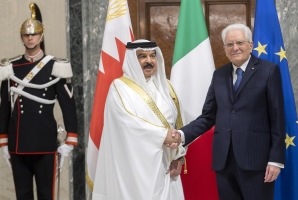 Mattarella incontra Sua Maestà il Re del Bahrain, S E  Hamad Bin Isa Al Khalifa