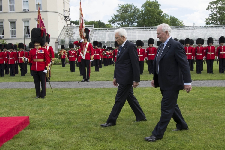 Il Presidente della Repubblica Sergio Mattarella con Governatore Generale del Canada,