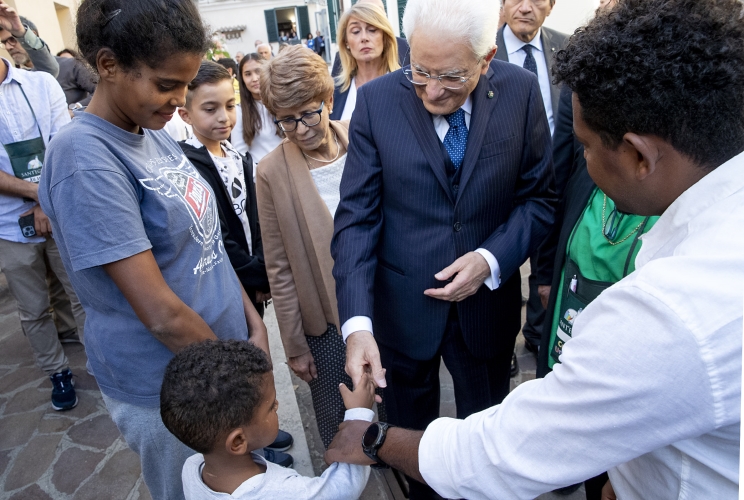 Il Presidente Sergio Mattarella visita la “Casa dell’Amicizia” della comunità di Sant’Egidio