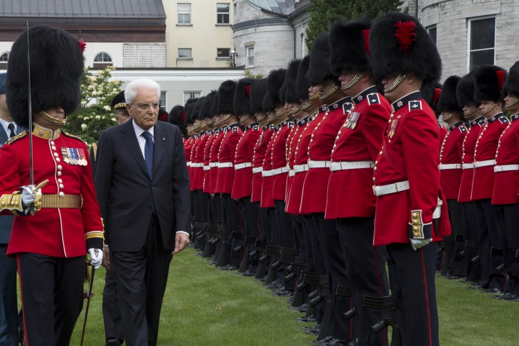Il Presidente della Repubblica Sergio Mattarella al Rideau Hall