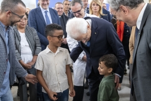 Il Presidente Sergio Mattarella visita la “Casa dell’Amicizia” della comunità di Sant’Egidio