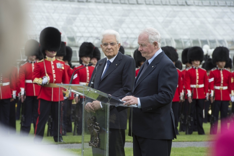 Il Presidente della Repubblica Sergio Mattarella e il Governatore Generale del Canada
