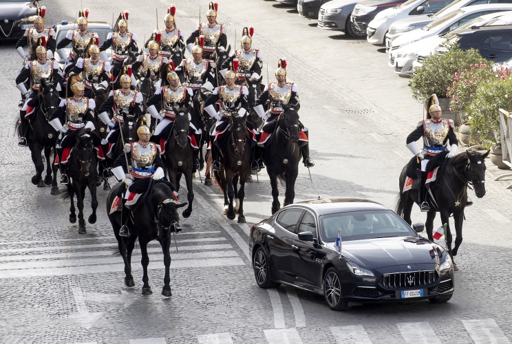 Il Presidente della Repubblica di Finlandia e consorte arrivano al Quirinale in visita di Stato

