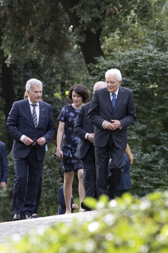 Il Presidente della Repubblica Sergio Mattarella con Sauli Niinistö, Presidente della Repubblica di Finlandia ,in visita di Stato
