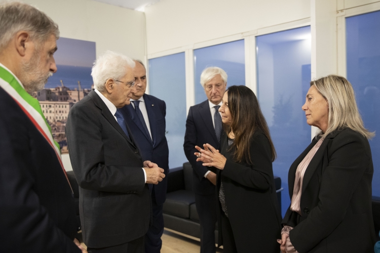 Genova ,il Presidente della Repubblica Sergio Mattarella incontra i familiari delle vittime del crollo del Ponte Morandi
