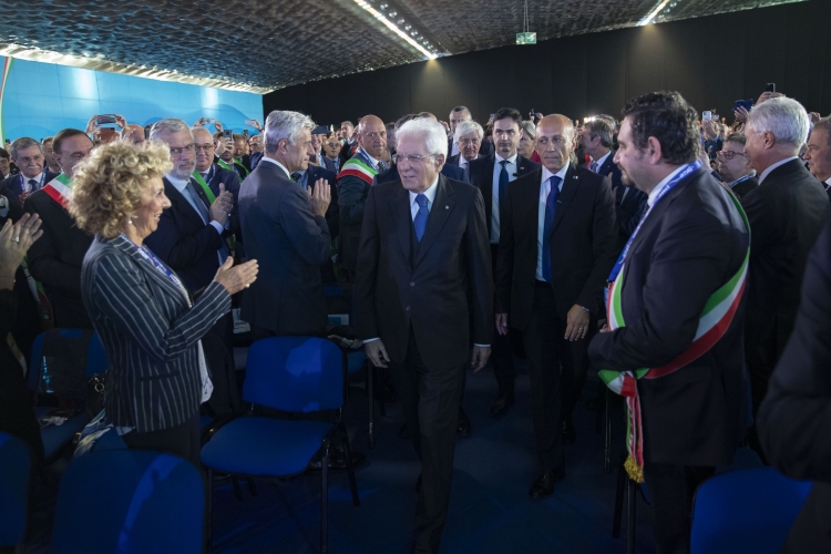 Il Presidente della Repubblica Sergio Mattarella alla cerimonia di apertura della 40^ Assemblea annuale ANCI – Associazione Nazionale Comuni Italiani
(foto di Francesco Ammendola - Ufficio per la Stampa e la Comunicazione della Presidenza della Repubblica)