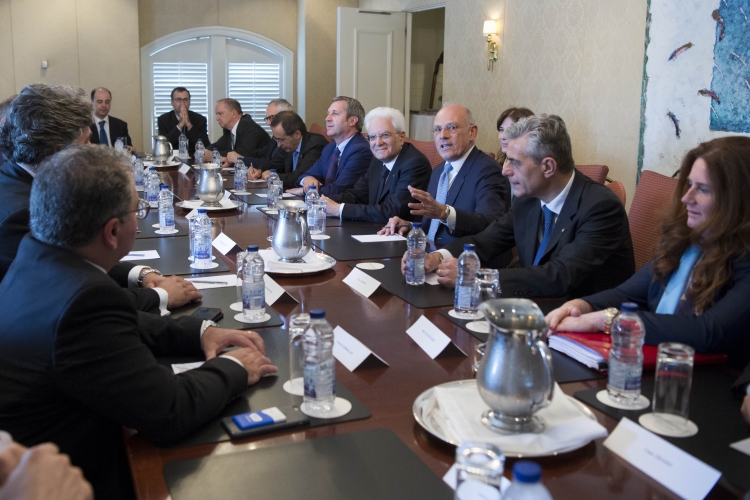 Il Presidente Sergio Mattarella incontra i parlamentari di origine italiana