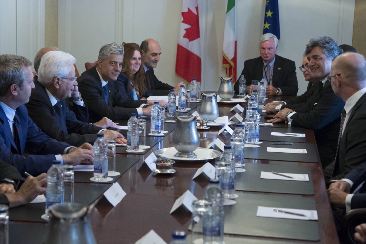 Il Presidente Sergio Mattarella incontra i parlamentari di origine italiana
