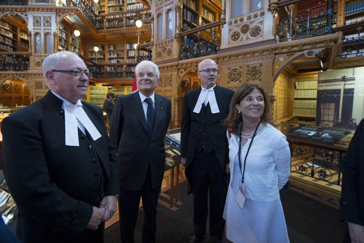 Il Presidente Sergio Mattarella visita il Parliament Hill
