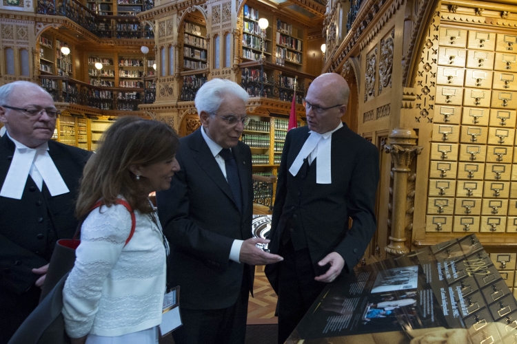 Il Presidente Sergio Mattarella visita il Parliament Hill