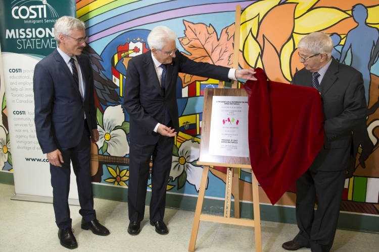 Il Presidente Sergio Mattarella visita il Centro Organizzativo Scuole Tecniche Italiane 
