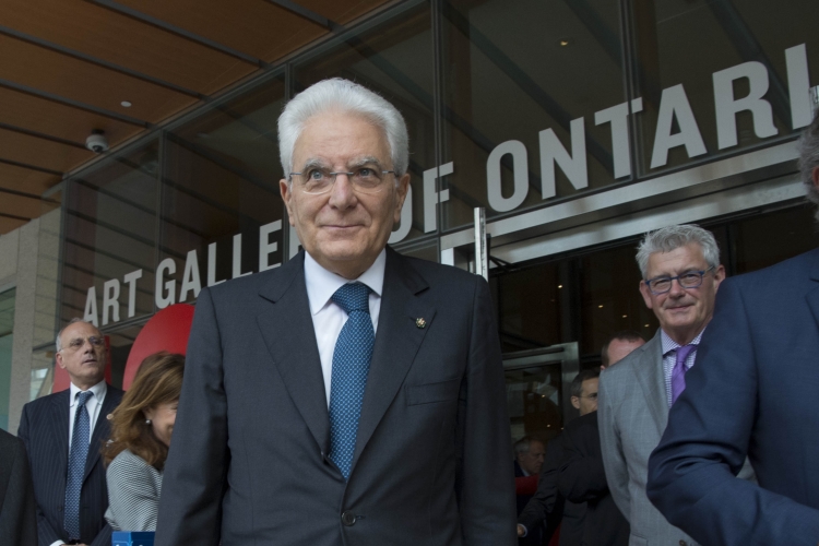 Il Presidente Sergio Mattarella all'Art Gallery of Ontario 